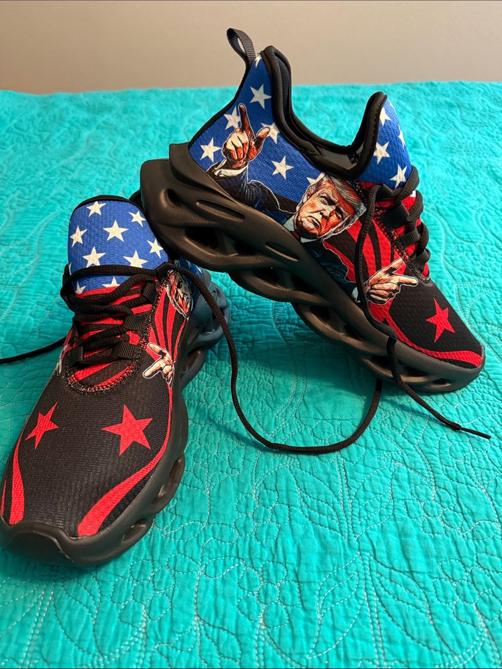 Trump themed sneakers
